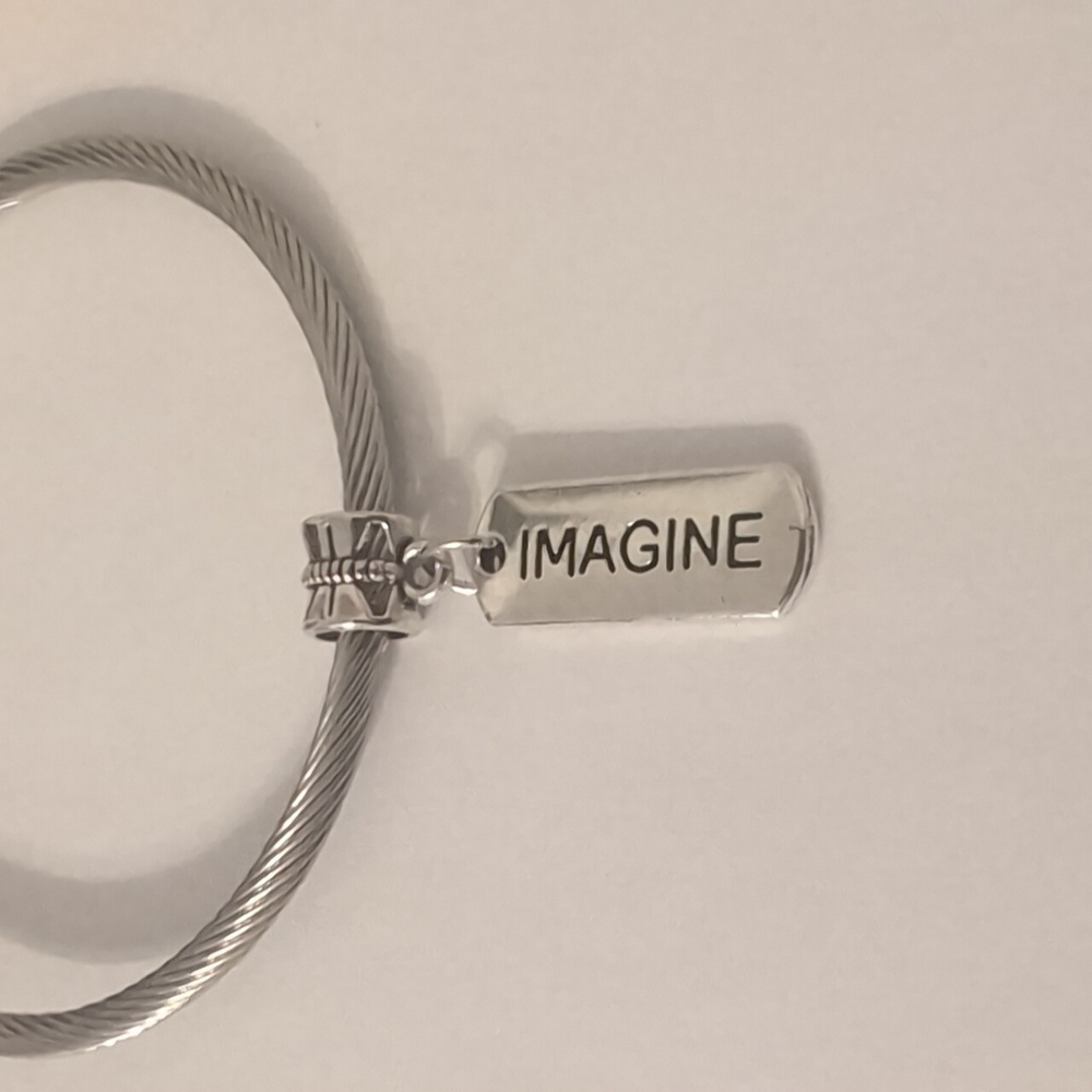 Silver Imagine Dangle Charm for Pandora‎ Style Bracelet